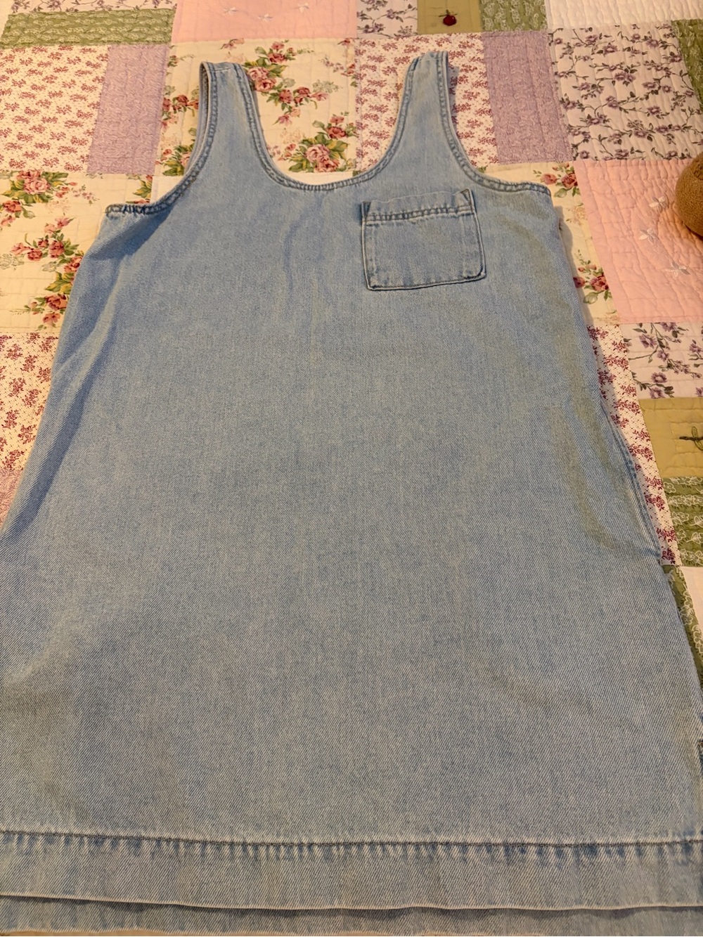 Universal Thread Light Blue Denim Mini Tank Dress
